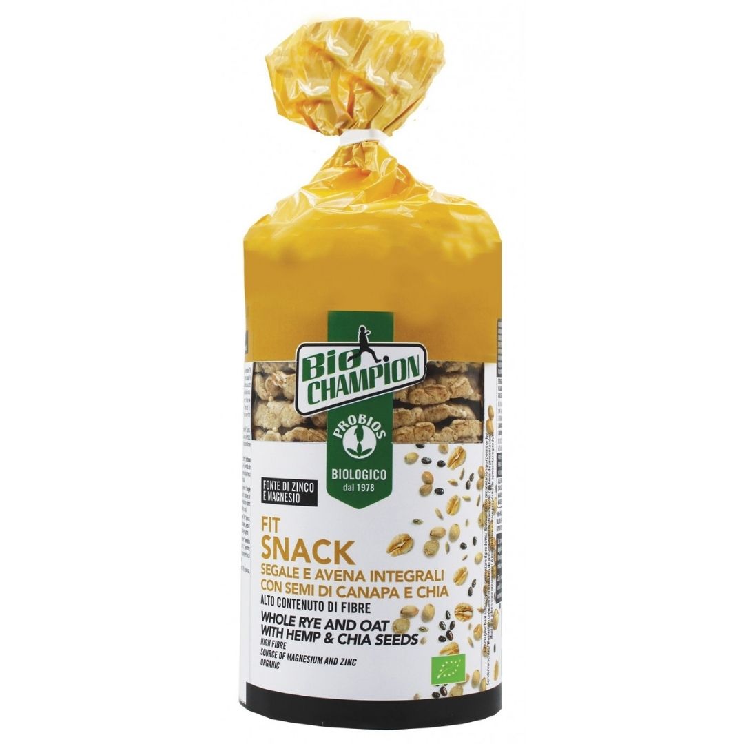 FIT SNACK SEGALE E AVENA CON SEMI DI CANAPA E CHIA